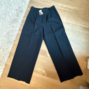 Madewell Black Wide Leg Pants